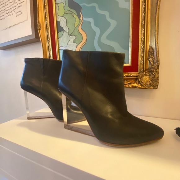 Maison Martin Margiela for H&M transparent leather booties BRAND NEW - Picture 8 of 8
